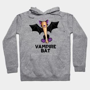 Vampire Bat Funny Baseball Pun Hoodie